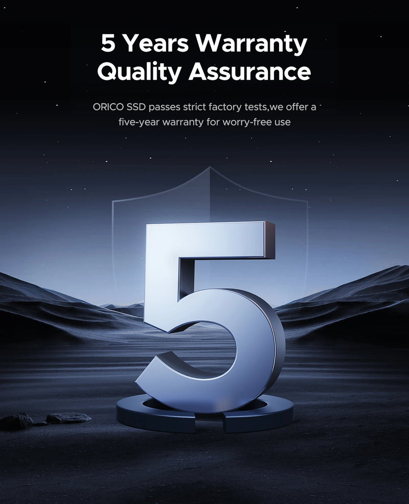 ORICO M.2 NVMe SSD 1TB PCIe3.0 3500MB/s 2280 PCIe Gen3x4 NVMe Internal Solid State Drive for Laptop/Desktop 3D NAND 5 Yeas