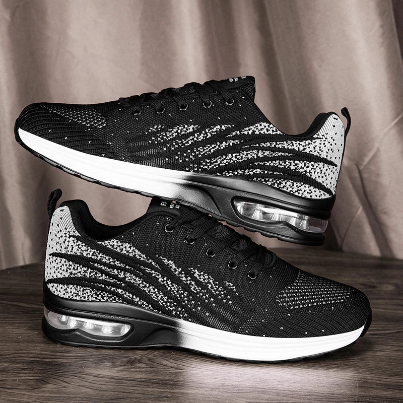 Mens Running Shoes 2025 New Breathe Mesh Cushioning Lightweight Sneakers Multi-color Daily Commuting Casual Tennis Shoes Men