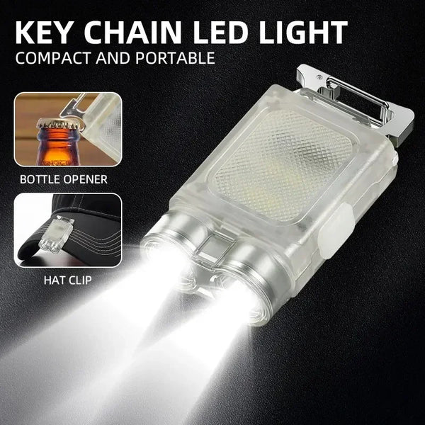 ភ្លើង LED ភ្លើងពិលម៉ាញេទិក ពហុមុខងារ សាកថ្ម ភ្លើងតូចចល័ត ថែទាំ ភ្លើងការងារភ្លឺខ្លាំង ចល័ត