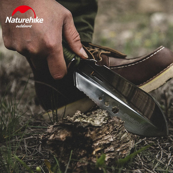 Naturehike Shovel Multifunctional Ultralight Shovel Outdoor Portable Stainless Steel Srowel Shovel Bushcraft Bbq Camping Shovel