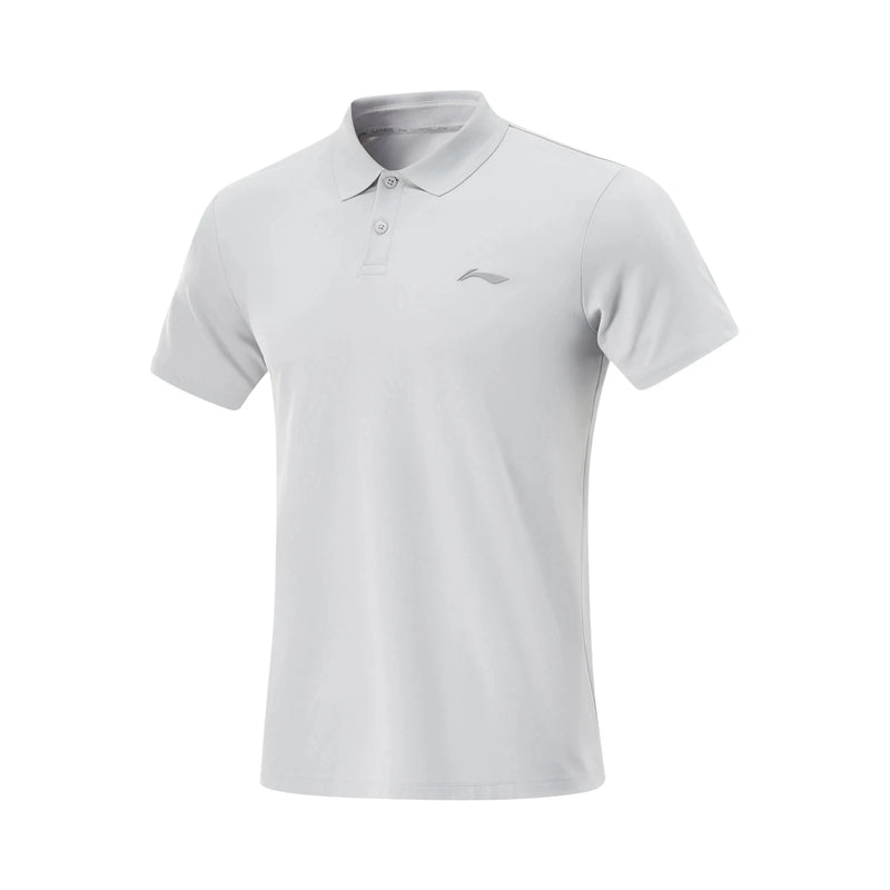 អាវយឺតប៉ូឡូហ្វឹកហាត់បុរស Li-Ning AT DRY FREEZE ទំហំធម្មតា ស្រួលដកដង្ហើម អាវយឺតដៃខ្លី LiNing Sports APLV037