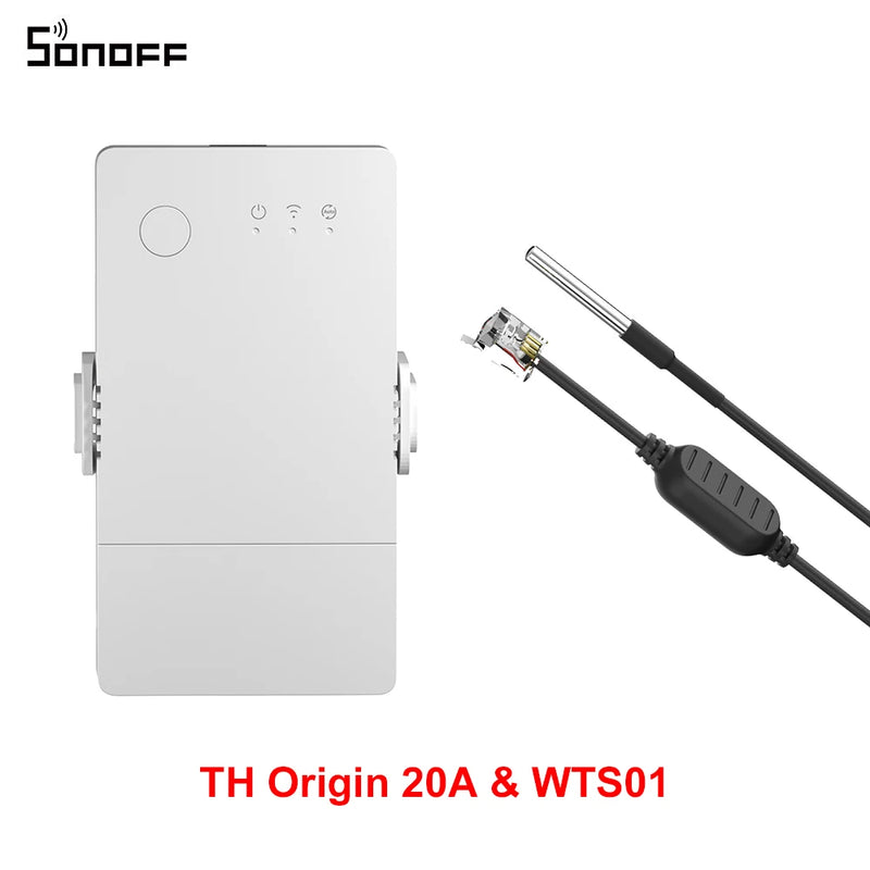SONOFF TH Origin 16A/20A Smart Temperature Humidity Switch Monitoring Wi-Fi ESP32 Chip Smart Home Assistant via eWelink