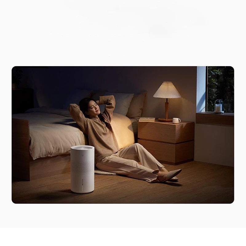 ម៉ាស៊ីនបង្កើនសំណើម MIJIA No-mist 3 600mL/h, តម្រងប្រឆាំងបាក់តេរី 3D, ប្រតិបត្តិការស្ងាត់ 30.7dB(A), ធុងទឹក 5L, កំណែ CN ជាមួយអាដាប់ទ័រ