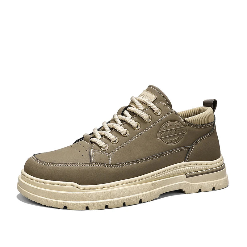 Men's shoes casual sports shoes four season soft soled comfortable outdoor workwear shoes safety shoes fashion youth socks shoes