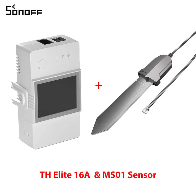 SONOFF MS01 Smart Soil Moisture Sensor TH Elite/TH Origin Accessory IP55 Waterproof Detector DIY Automatically Watering Device