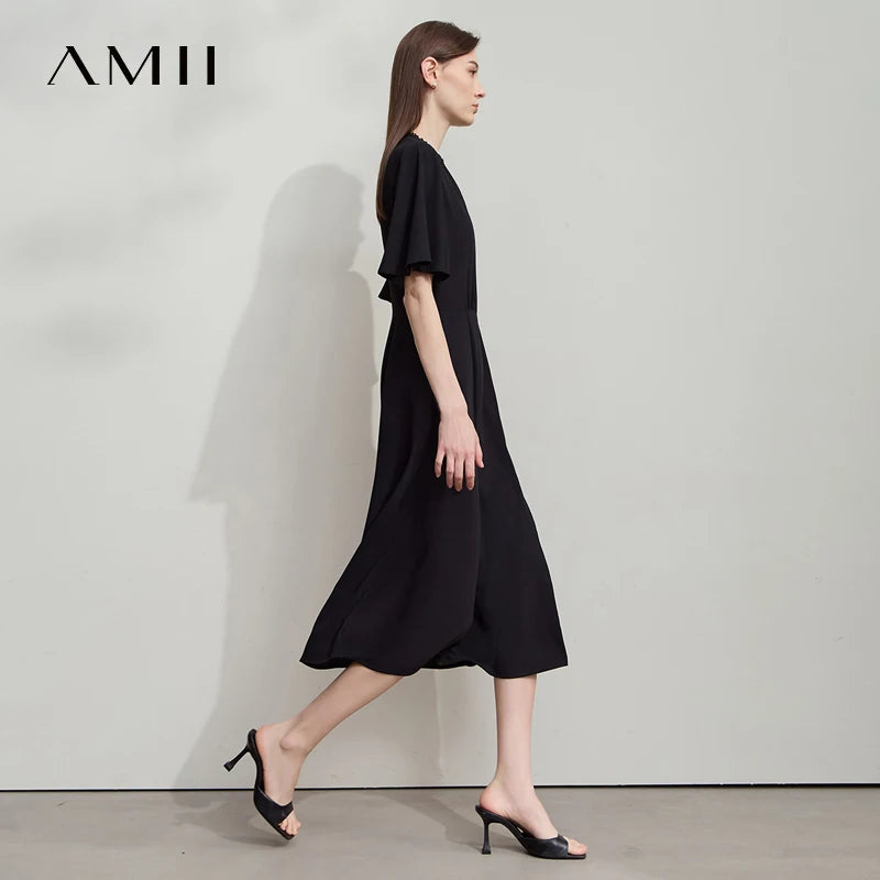 រ៉ូបវិស្សមកាលថ្មីរបស់ AMII Minimalist សម្រាប់ស្ត្រីឆ្នាំ ២០២៥ រ៉ូបវែងរលុងបែបប្រណីតសម្រាប់នារីរ៉ូបពិធីជប់លៀងឆើតឆាយ 12542289