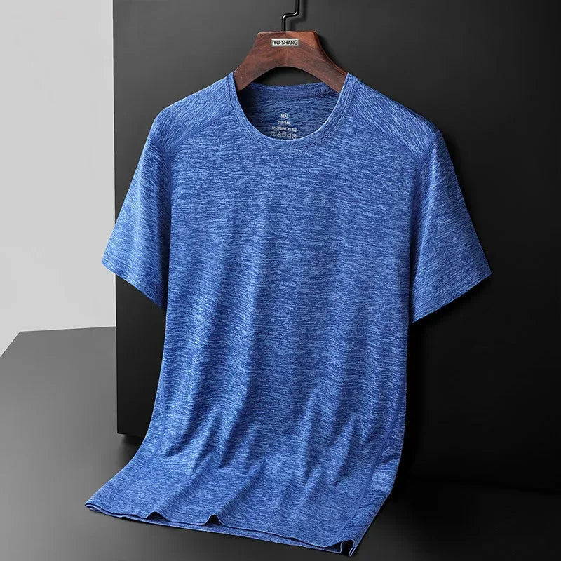 Men and Women's Breathable Camping Tee Shirt, Basic Sports Tops, Male and Female T-Shirts, Drop Shipping, Size Up to 8XL, Summer