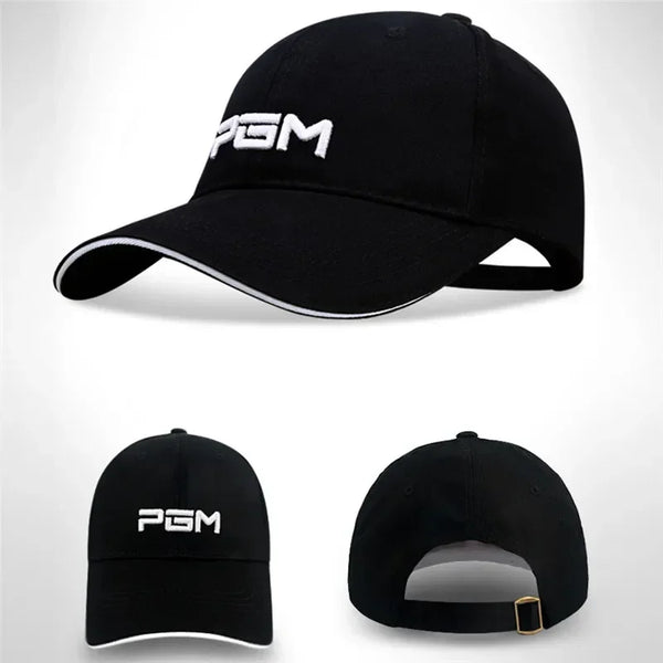Golf Caps Adjustable Hats Outdoor Sport Cycling Hiking Cap For Men Women Windproof Travel Cotton Cap Black White Hat MZ018