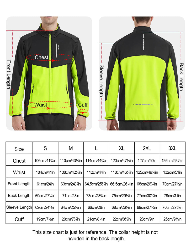 INBIKE Winter Fleece Cycling Soft Shell for Men Waterproof Thermal Road Bike Jackets Coat for Riding MTB Cycling Clothing Man