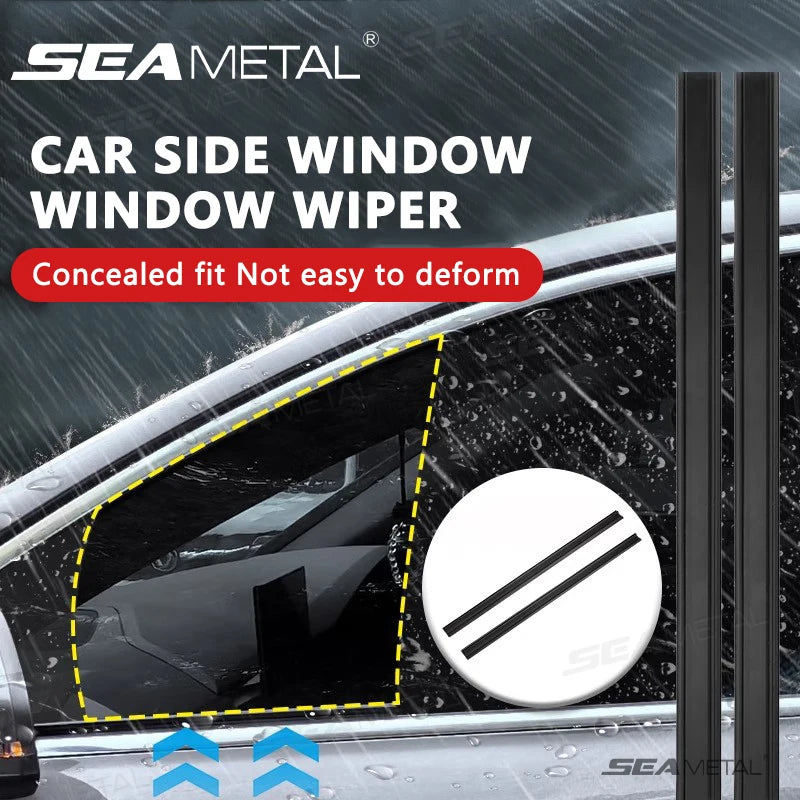 SEAMETAL Universal Car Side Window Wiper Car Water Mist Removal Wipers Blade for Car Accessories Window Cleaning Tool