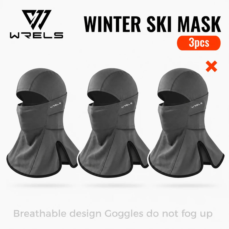 WRELS Balaclava Ski Mask Windproof Full Face Mask Thermal Fleece Helmet Lining Winter Men Women Motorcycle Outdoor Cycling Cap