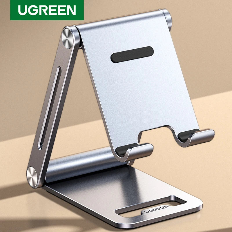 UGREEN Phone Holder Stand Aluminum Cell Phone Stand Tablet Stand Support Mobile Phone For iPhone 16 15 14 Pro Max Xiaomi Samsung