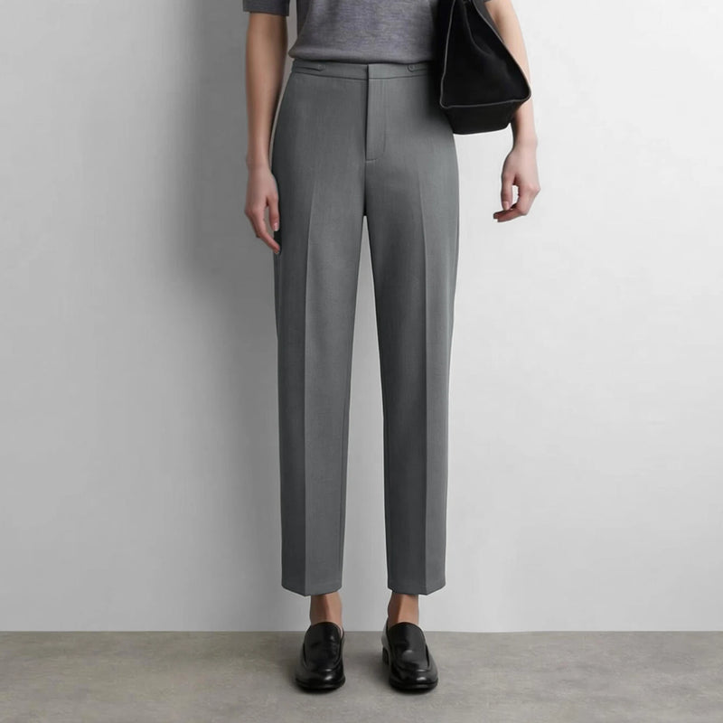 Amii Minimalist Women Pants Pleated 2026 Autumn New Versatile Casual Elegant Modern Cozy Brushed Fitted Women's Pants 12623055