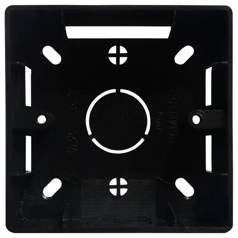 External Switch Socket Accessories Mounting Box for 86mm* 86mm Standard Switch and Socket Mounting Box for Any Wall Location