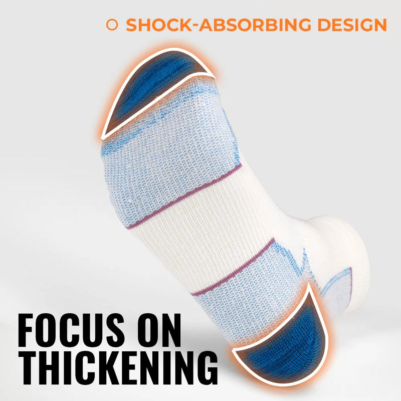 WRELS 1/2/3pairs Merino Wool Socks Warm Thermal Hiking Socks Breathable Cushion Hiking Running  Warm thermal Compression Socks