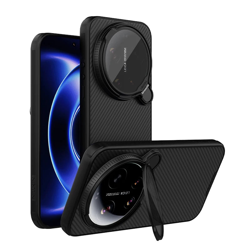 NILLKIN For Xiaomi 17 Ultra Magsafe Case CamShield Prop With Lens Protection Magnetic Wireless Charging Cover For Mi 17 Ultra