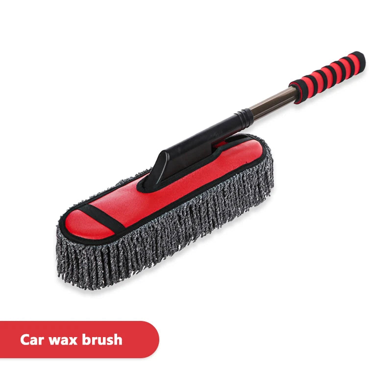SEAMETAL Super Absorbent Car Mop Car Cleaning Brush Telescopic Car Wash Brush Car Home Detailing Dust Removal and Cleaning Tools