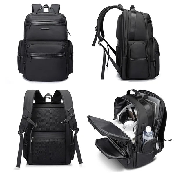 BANGE Anti Theft Laptop Backpack 15.6" Anti-wrinkle Waterproof USB Recharging Oxford Backpack Men Fashion Travel Bag Backpacks
