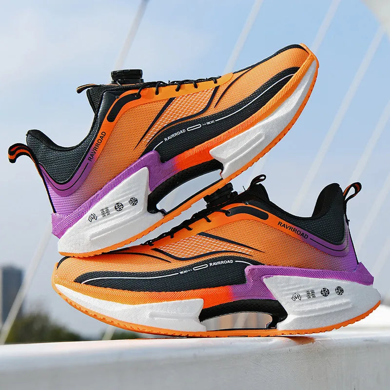 Unisex Running Shoes for Men Women Summer Breathable Mesh Sneakers Anti Slip Soft Sole Flat Walking Shoes Trendy Tennis Shoes