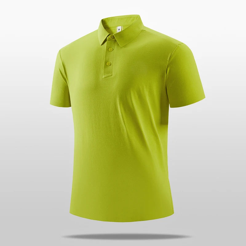 SBWL Fashion Outdoor Men's High-Quality Golf Shirts, Harajuku Casual Sports Short-Sleeved T-Shirts Tops