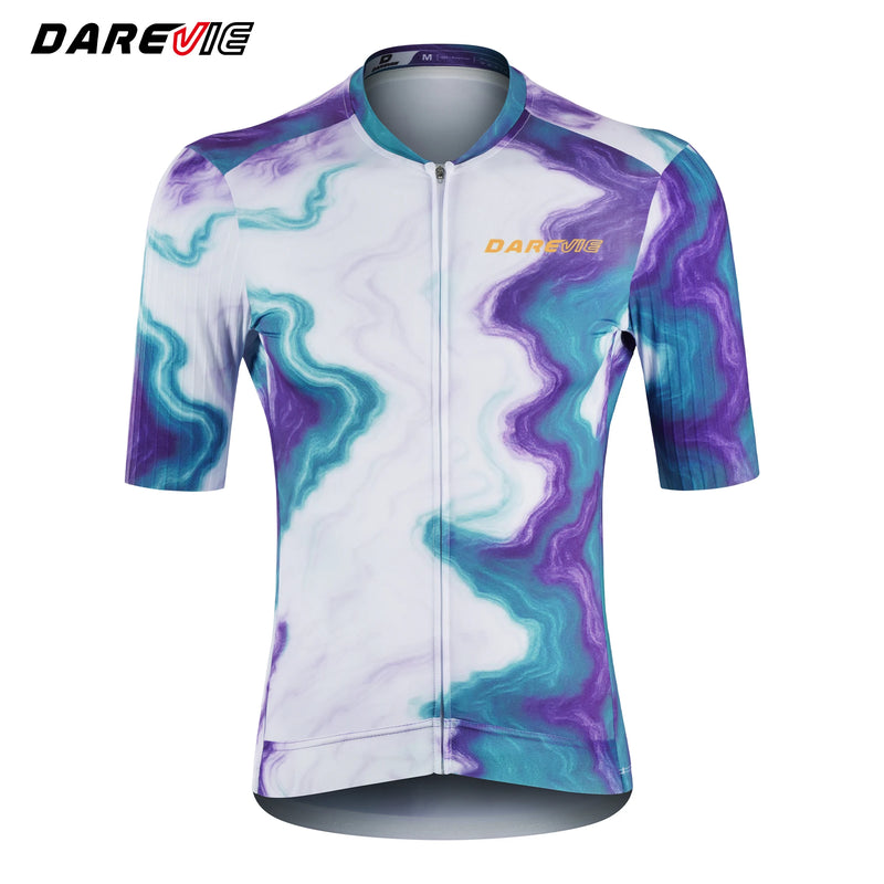 អាវយឺតជិះកង់ DAREVIE Aero ល្បឿនលឿន UV 40+ Pro Level សម្រាប់បុរស អាវ Maillot ស្រូបយកសំណើម ស្ងួតរហ័ស