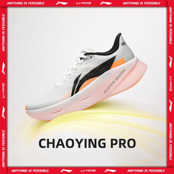 ស្បែកជើងរត់បុរស Li-Ning CHAOYING PRO Cushion BOOM FIBER ស្រាល ស្រួលដកដង្ហើម ស្បែកជើងកីឡាប្រចាំថ្ងៃ LiNing ARBW003