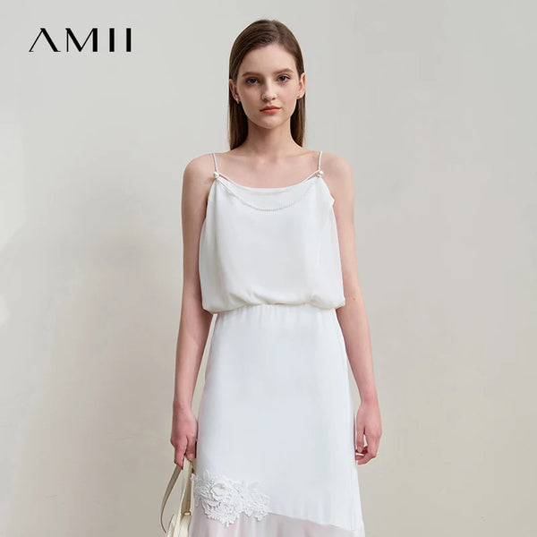 អាវកាក់ Amii Minimalism Luxury Camisole ឆ្នាំ ២០២៥ រដូវក្តៅ មុខរបរជប់លៀង ថ្មី អាវក្រណាត់ Chiffon រាងអង្កាំ អាវស្រាល ឆើតឆាយ សម្រាប់នារី 12552095