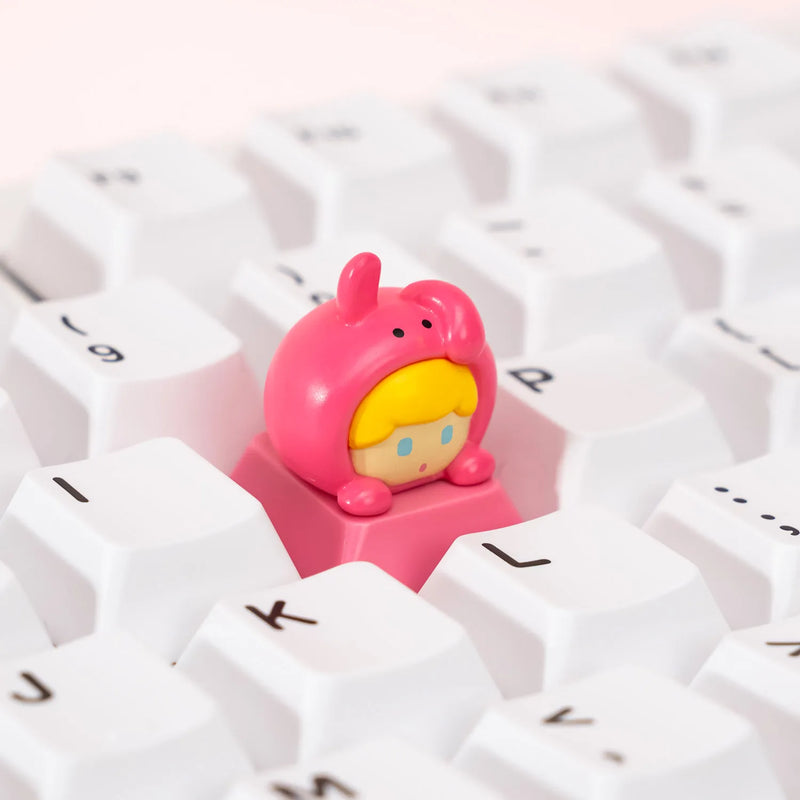 Akko Animal Artisan 3D Keycap & Switch Tester with Clicky Creamy Cyan Switch MX Mechanical Keyboard DIY Kawaii Desk Accessories