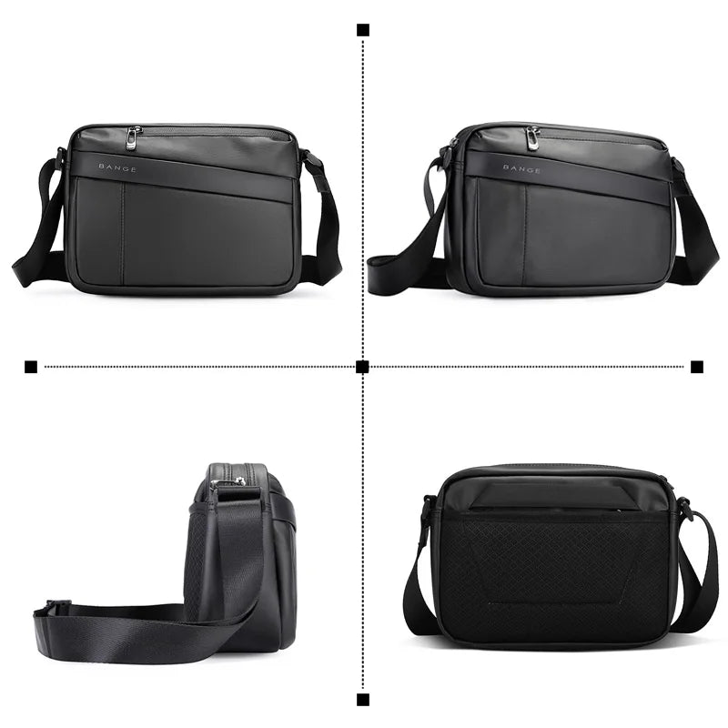BANGE New Messenger Bag Korean Version Horizontal Handbag Multi-Function Casual Crossbody Bags Tooling Tide Brand Small Bag