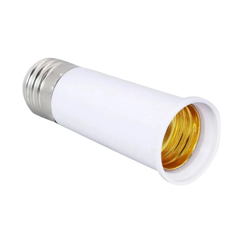 រន្ធដោតចង្កៀង E27-E27 ទំហំ 65mm-95mm ចំនួន 1/2/5 ដុំ សម្រាប់ដាក់ចង្កៀង E27 ទៅ E27 ដើម្បីបំលែងចង្កៀង និងអាដាប់ទ័រសម្រាប់ដាក់ចង្កៀង
