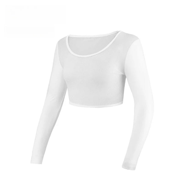 Women's Golf Sunscreen Primer Ice Silk Half Length Long Sleeved Shirts Underwear Season Clothing YF203