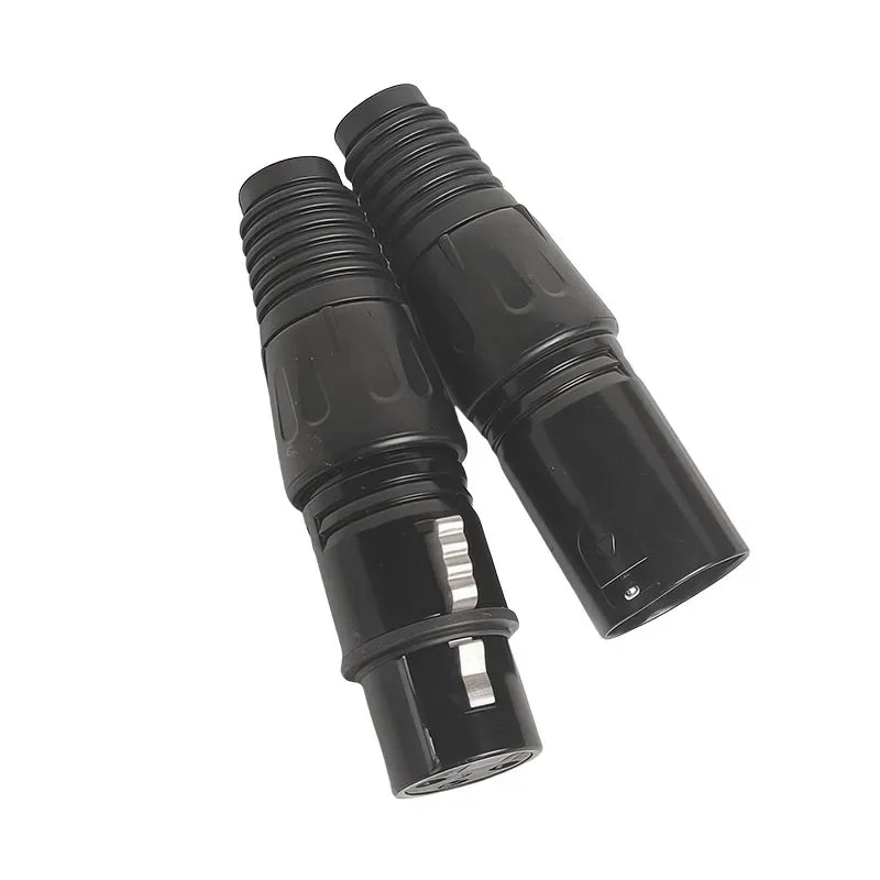 4/10/20pcs 3-Pin XLR Male to Female Adapter - Balanced Audio Plug for Microphone Mixer Speaker