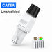ZoeRax 1PCS Tool Free RJ45 Connector for UTP CAT6A/CAT6/CAT5E, No Crimper Internet RJ 45 for 23awg-26awg, Toolless LAN Cord Ends CAT6A UTP 1 CHINA