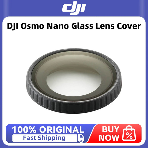 DJI Osmo Nano Glass Lens Cover high-strength glass, this cover is both drop-resistant and scratch-proof