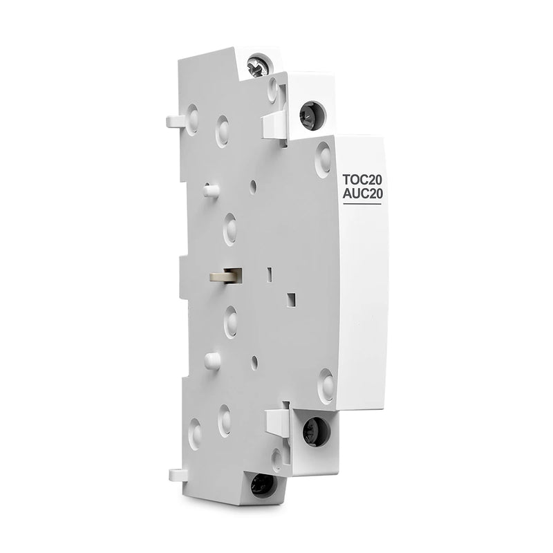 TOMZN O+F Auxiliary Contactor for TOCT1 Household AC Contactor 2NO or 1NO 1NC