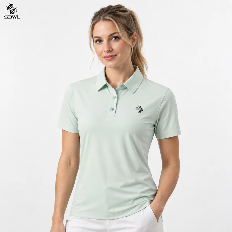 SBWL Woman's Tees New Outdoor Running Fitness Quick Dry Sports T-Shirt High Quality Light Casual Short Sleeve Gym Tennis Tops
