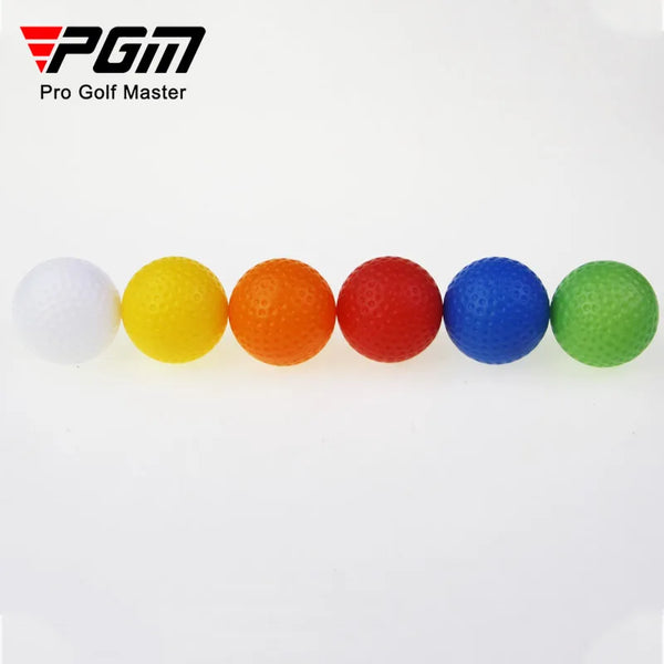 50pcs Golf Balls Indoor Practice Hollow No Hole Toy Ball Random Color TX005