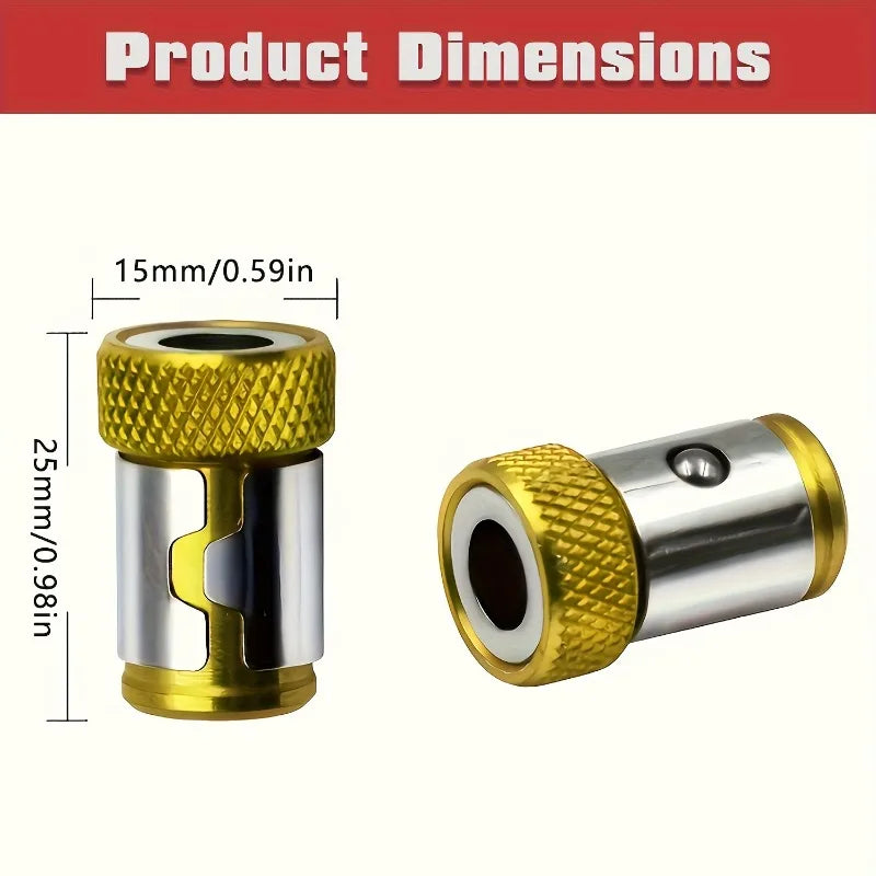 2PCS Magnetic Screwdriver Bits, Compatible Screwdrivers And Electric Drills, for Phillips Screwdriver Head, Extended Drill Bits