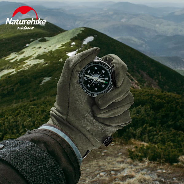 Naturehike Winter Gloves Down Filling Waterproof Gloves Touchscreen Ultralight Camp Skiing Sports Gloves Outdoor Cycling Gloves