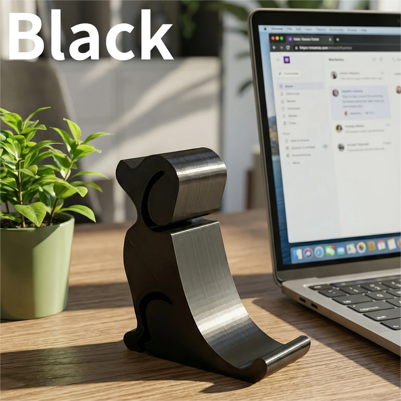 1pc 3D Cute Dog Phone Holder | PLA Material, Ideal for Office Desk, Bedroom, Living Room. phone holder,Two colors to choose from