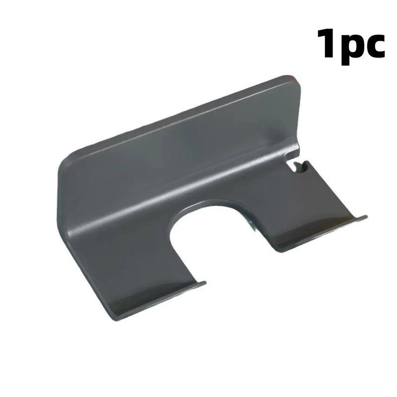 1pc Wall-Mounted Hair Dryer Organizer-Sleek White Plastic Corner Holder for Bathroom,Home,Space-Saving Design.Convenient storage