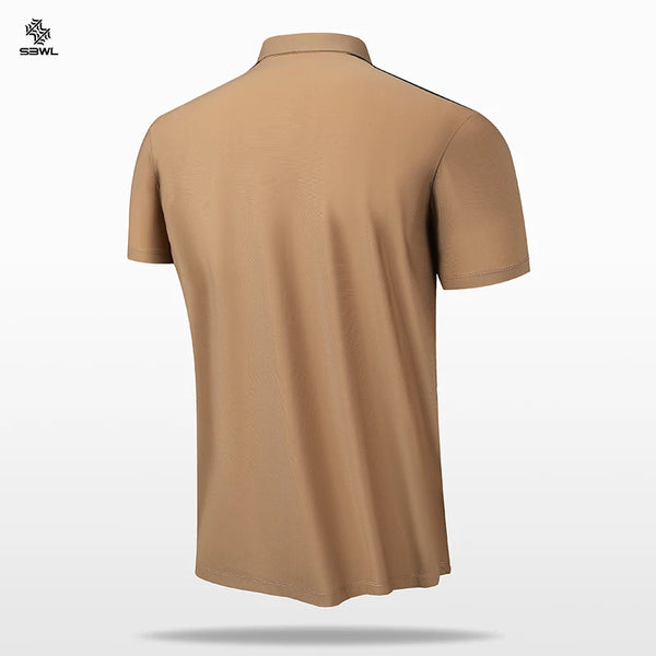 SBWL 2026 New High Quality Golf Sports POLO Shirt Fashion Office Casual POLO Short Sleeve T-Shirt Sports Base Shirt Tops