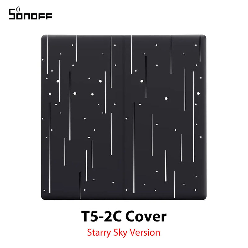 SONOFF TX Ultimate Smart WiFi Wall Touch Switch Cover Replaceable Stylish Cartoon Star Version Compatible with T5-86 Wall Switch