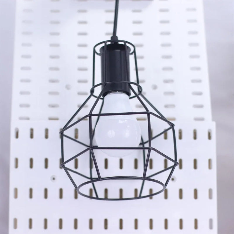 JOYINLED Wrought Iron Lampshade Bedroom Entrance Aisle Wall Lamp Creative Art Personalized E27 Wood Single Head Wall Lamp