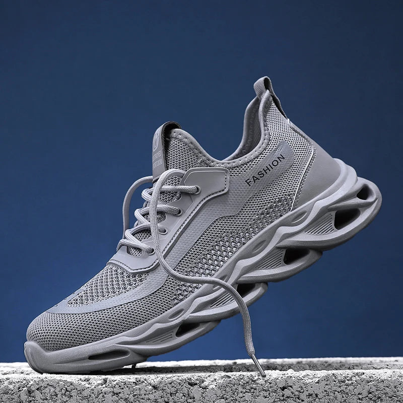 Mens Sports Shoes Summer New Mesh Breathe Low Cut Casual Sneakers Anti Slip Shock-absorbing Fashion Street Wear Walking Shoes