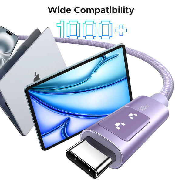 UGREEN Multicolor 100W 60W USB C Cable PD Quick Charge 3.0 4.0 Type C to C Charger Cord for Laptop iPhone 17 Samsung S25 Xiaomi