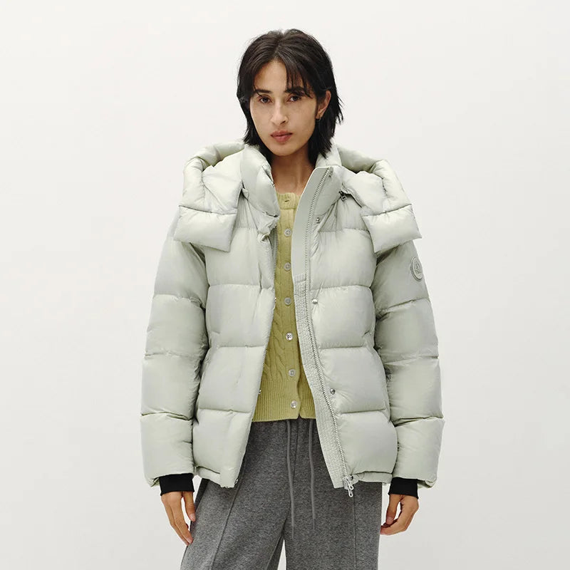 Semir Women Down Jacket 90 Percent Down Fill Goose Down Fill 2026 Winter Everyday Style Outdoor Layer Warm Insulation
