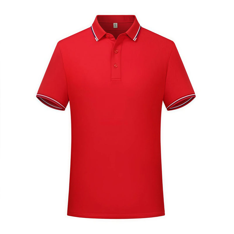 Customizable antibacterial high-end casual business comfortable Polo shirt collar T-shirt company Logo printed  staff team unifo