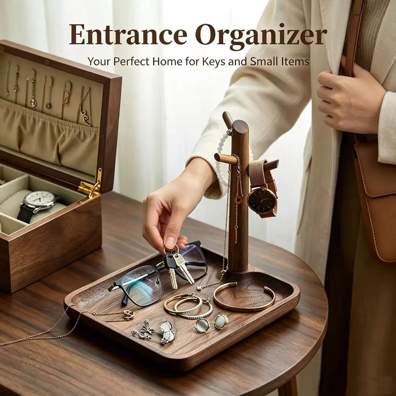 Exquisite Tree Branch Key Storage Rack Entrance Foyer Ornament Holder Household Artifacts Shoe Cabinet Desk Organizer
