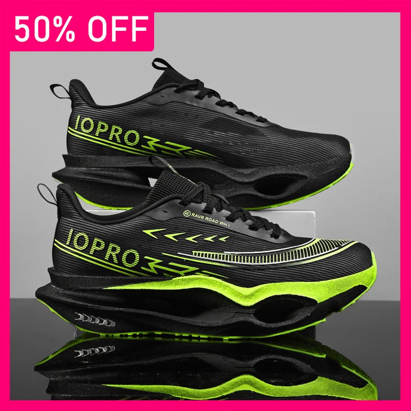 New Unisex Sports Shoes Breathable Mesh Hollowed Out Soft Sole Cushioning Rebound Outdoor Running Professional Training Shoes